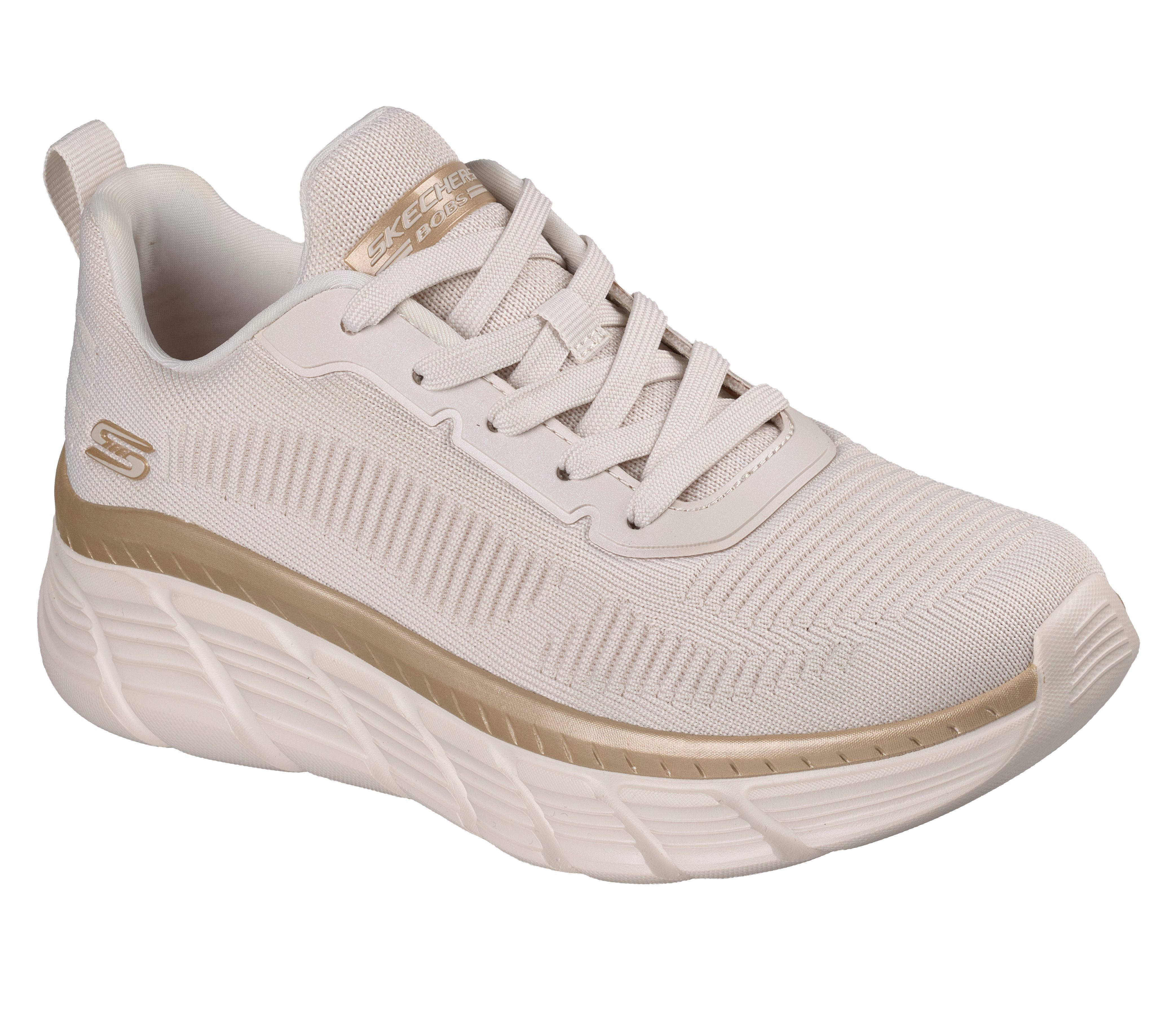 Skechers BOBS B FLEX HI-FLYING HI Sneaker, Trainingsschuh, Schnürschuh, Freizeitschuh in veganer Verarbeitung