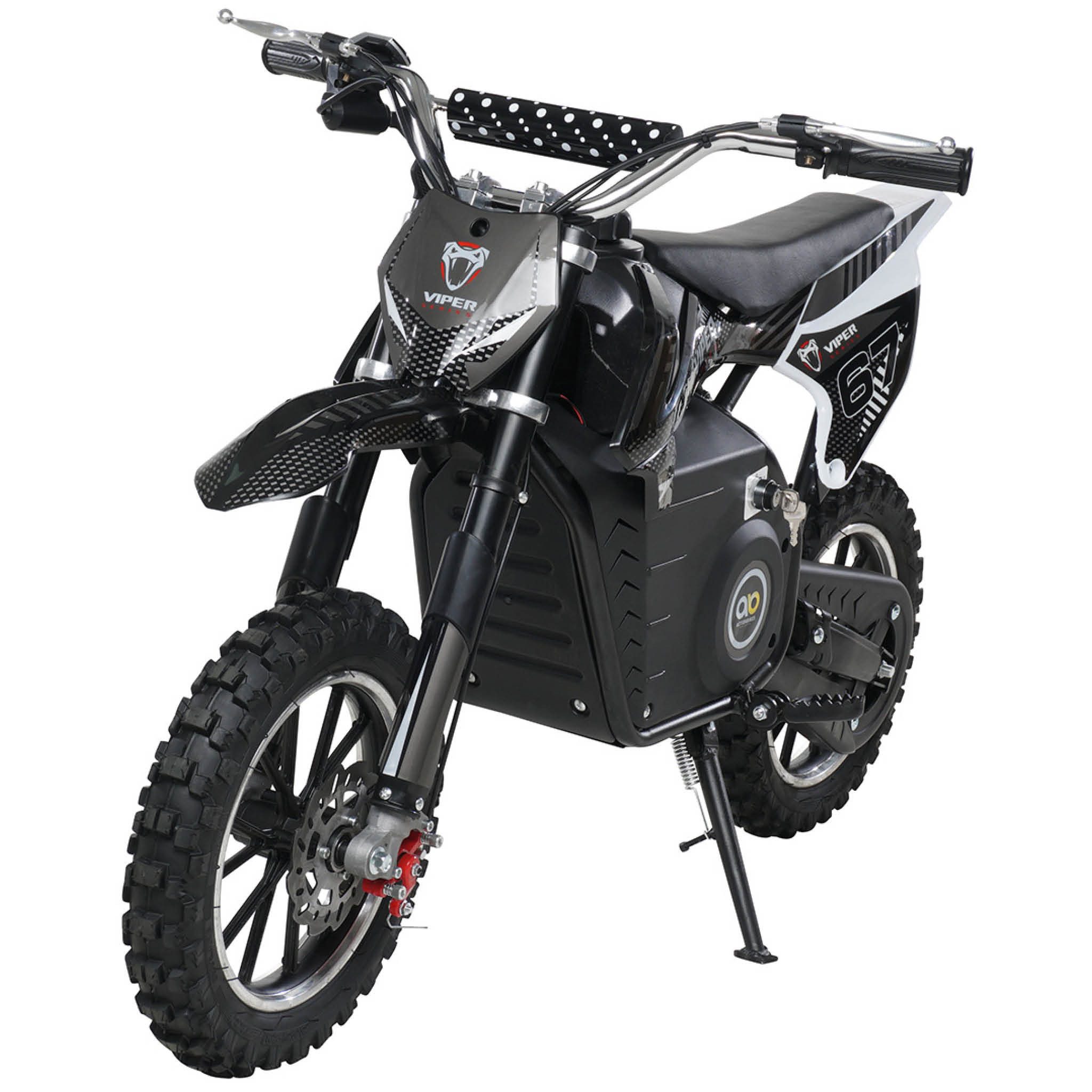 Actionbikes Motors Elektro-Kindermotorrad Kinder Crossbike Viper 1000 W Elektro - 3 Stufen - bis 25 km/h, Belastbarkeit 60 kg, (1-tlg), Mini Грязь-Bike elektro Minicross Pitbike Pocket Bike ab 5 J. - schwarz
