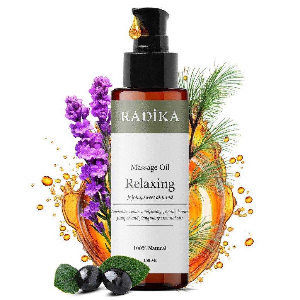 Massageöl Massageöl, Entspannendes Massage-Öl, 100% Rein, BIO, natürlich, 100 ml