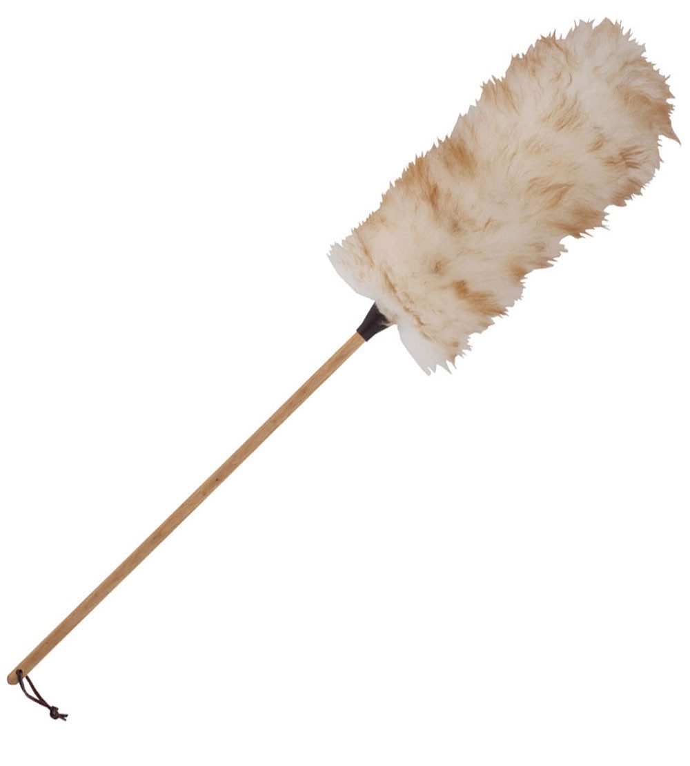 Bürstenhaus Redecker Staubwedel Lammfellstaubwedel ca. 70 cm mit Holzgriff (1-St)