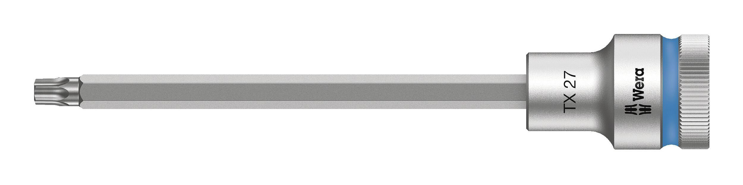 Wera Steckschlüssel, Schraubendreher-Einsatz 1/2" T27 x 140 mm Haltefunktion | Steckschlüssel