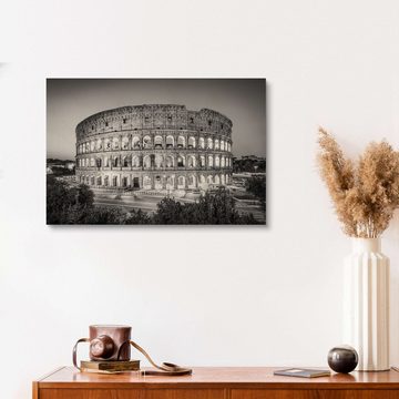 Posterlounge Holzbild Jan Christopher Becke, Das Kolosseum in Rom, Italien I, Fotografie