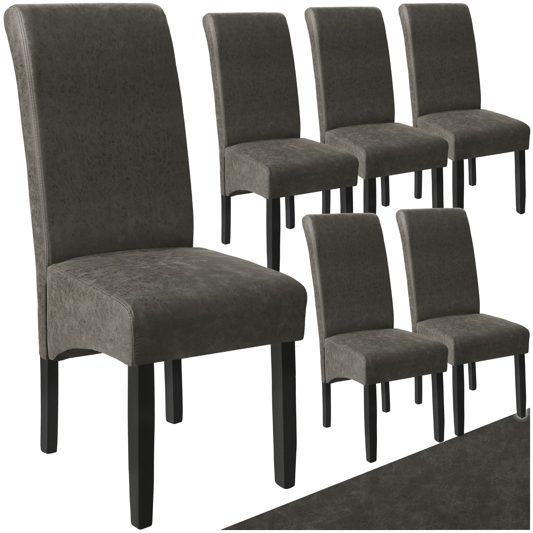 tectake Esszimmerstuhl (Set, 6 St), Ergonomische günstig online kaufen