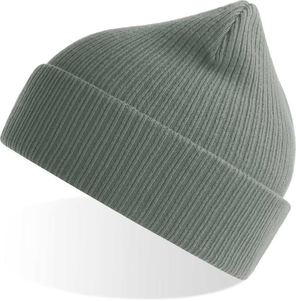 Modescout Stadler Beanie Strickmütze Beanie Damen Herren Aus antiallergener Naturfaser Bio-Baumwolle Light Grey