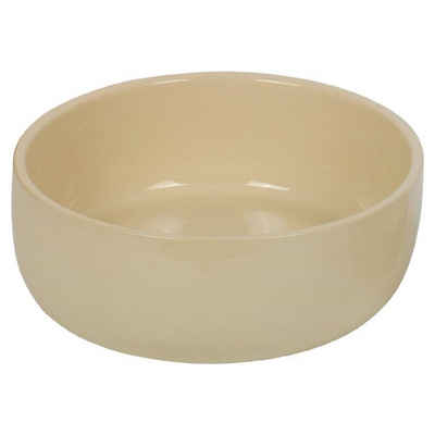 Nobby Futterbehälter Keramik Napf Kaunis creme für Hunde, Größe: L / Fassungsvermögen: 2,4 l / Maße: Ø 24,0 x 8,0 cm