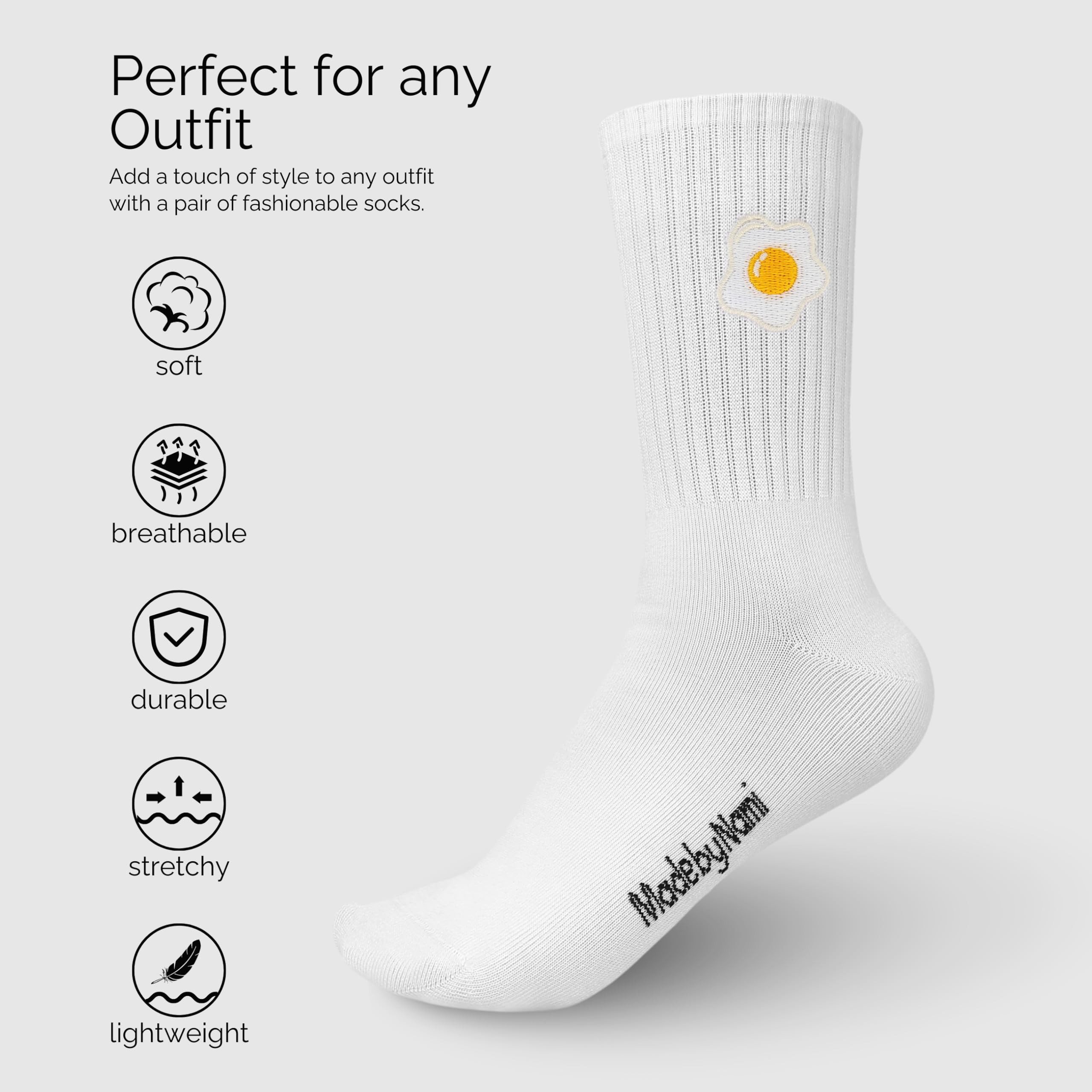 Made by Nami Socken 3 Paar Lustige Socken Damen & Herren mit Motiv im Set (Set, 3 Paar) Festival Accessoires, Motiv Food Sushi