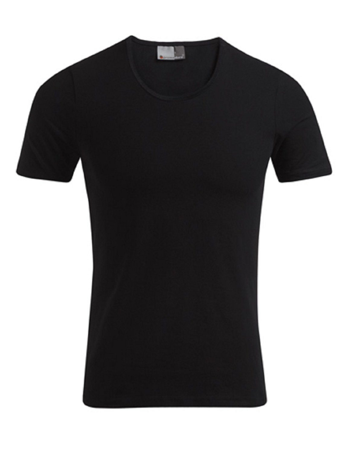 Promodoro T-Shirt hochwertiges im Herren S 1er/2er/3er-Set (1-tlg) mit 180 Slim Schwarz Schnitt - XXL körperbetontem T-Shirt bis g/m² Fit