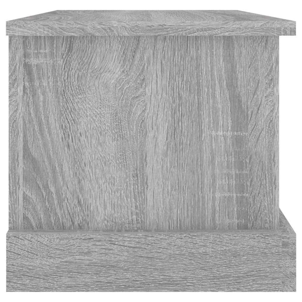 (1 Truhe Grau Sonoma vidaXL Aufbewahrungsbox Holzwerkstoff cm 50x30x28 St)