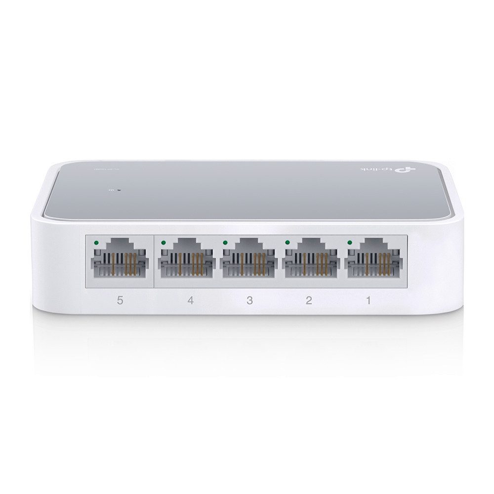 tp-link TL-SF1005D 5-Port 10/100MBit Desktop Switch Netzwerk-Switch