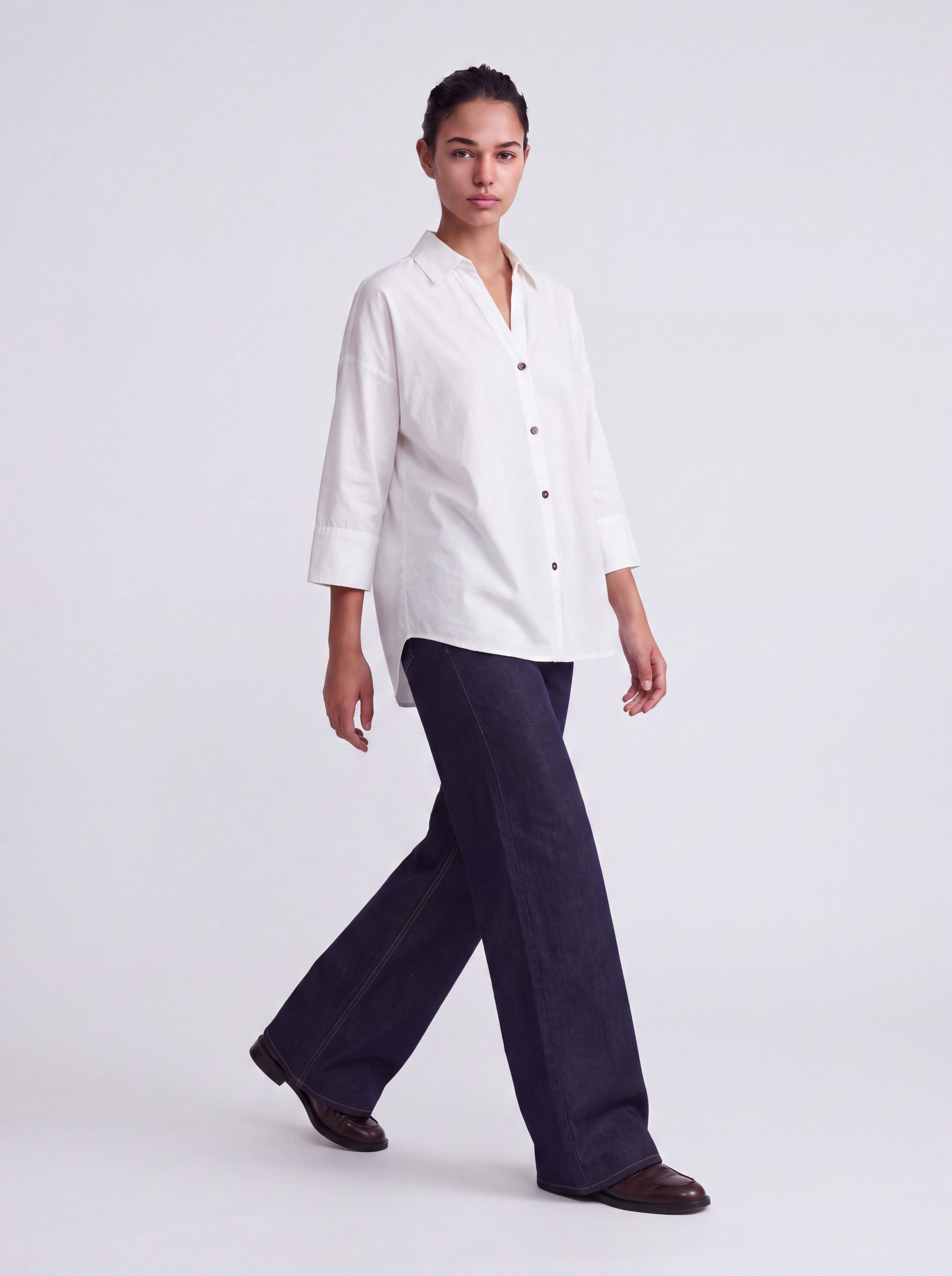 ONLY High-waist-Jeans ONLMADISON BLUSH HW WIDE DNM REA024 NOOS – Bild 3 von 5