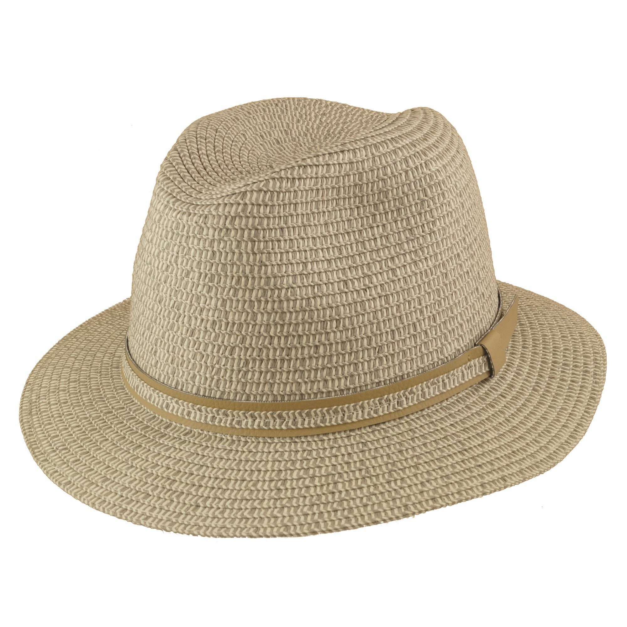 Wegener Strohhut Wegener Klassik Sommer Fedora