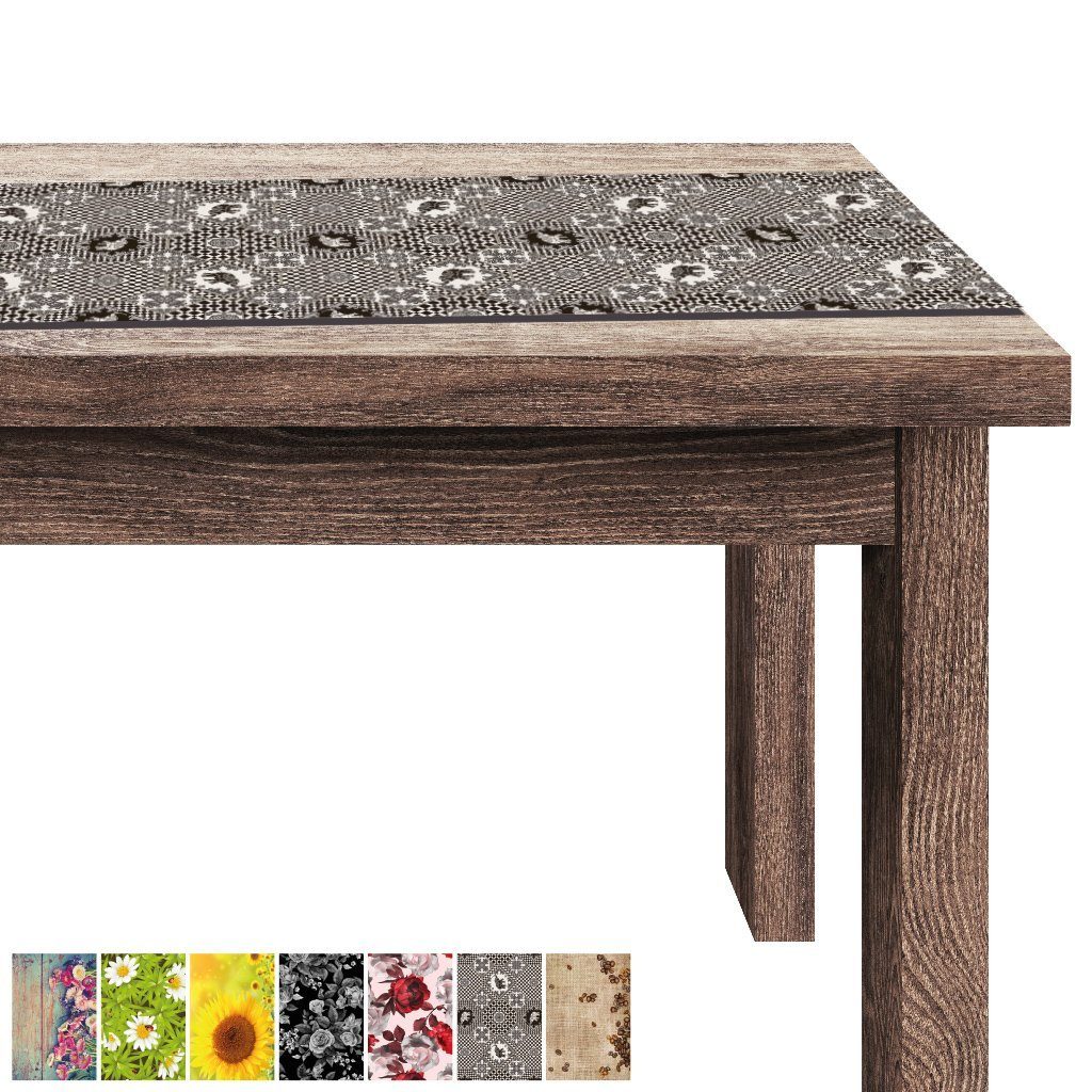 Essensunterlage Motiv, Tischläufer Tischdeko mit Arsvita (1-tlg), Tischset mit 40x140cm, Fotodruck Tischläufer Tischunterlage