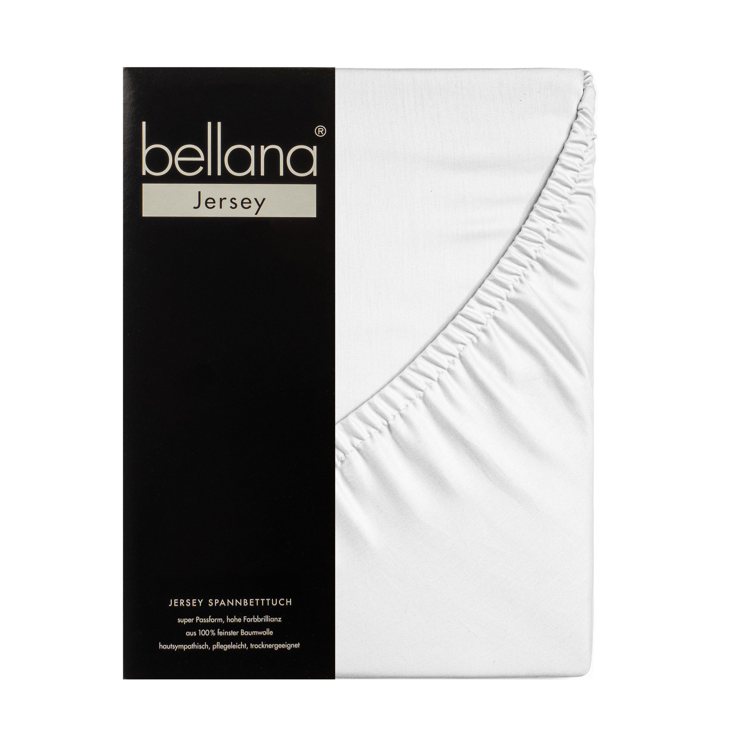 bellana Spannbettlaken Bellana jersey, Jersey, Gummizug: rundum, (1 Stück), 120g/m², 100% Baumwolle