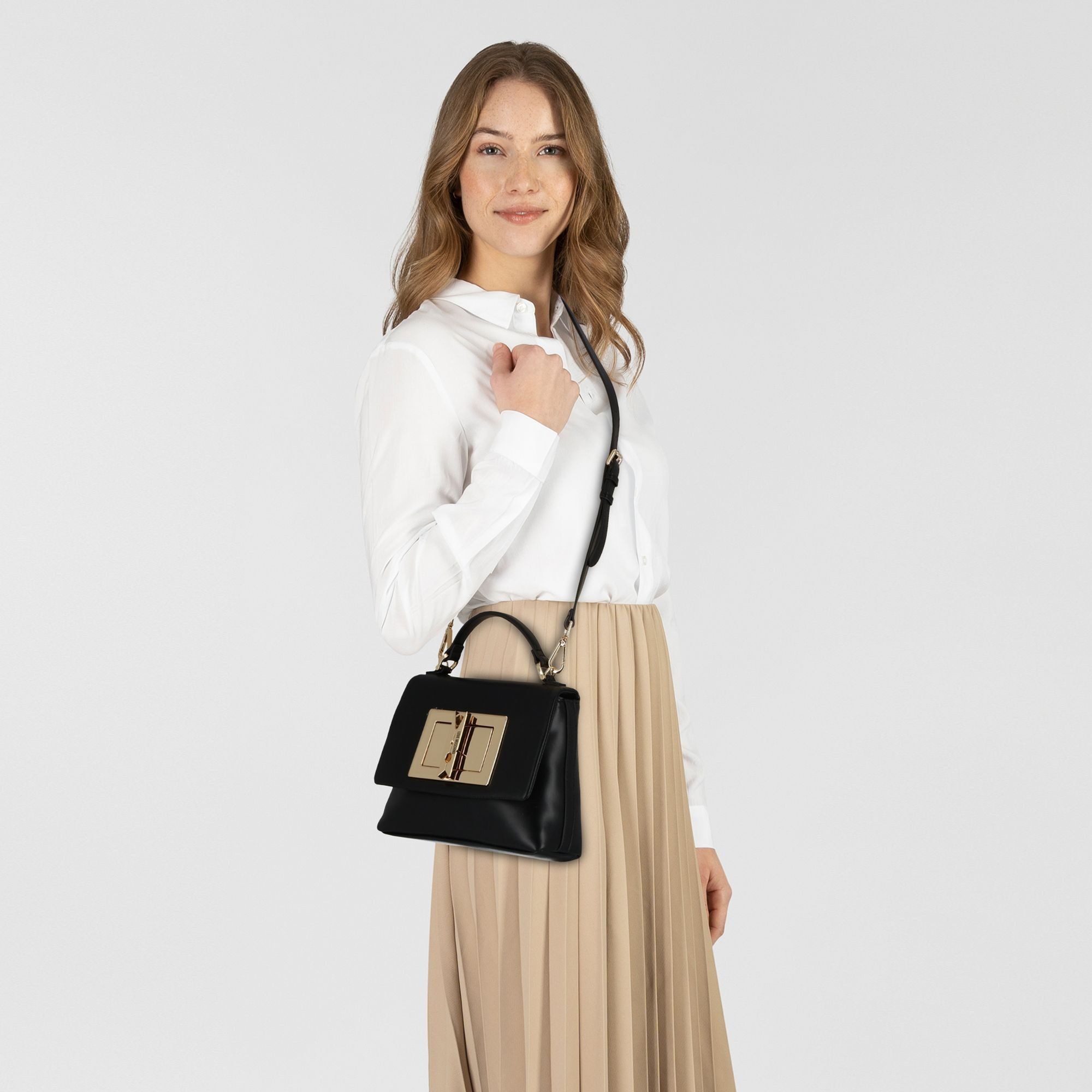 LOVE MOSCHINO Henkeltasche Clothespin, Polyurethan günstig online kaufen