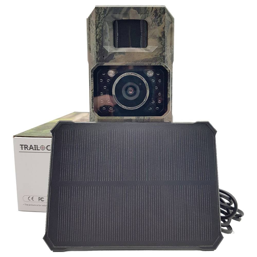 Berger & Schröter Wildkamera Wildkamera mit Solarpanel PH960W