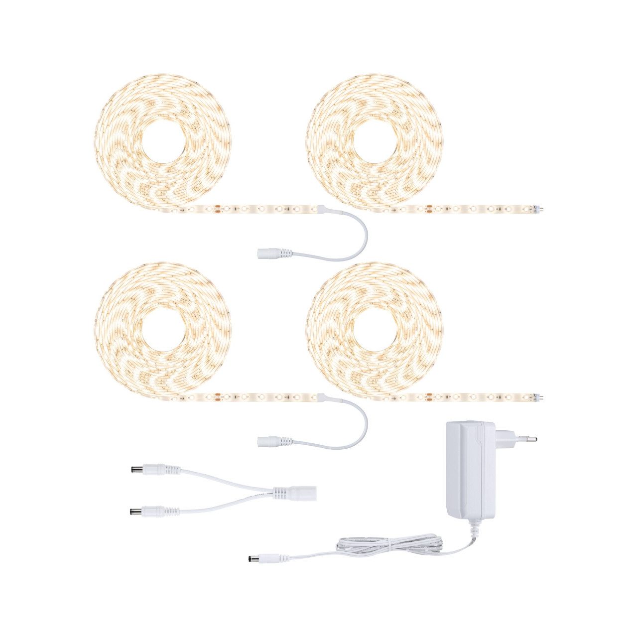 Paulmann LED-Streifen Paulmann SimpLED Stripe Komplettset 20m warmweiß, Nicht dimmbar ohne Bewegungsmelder