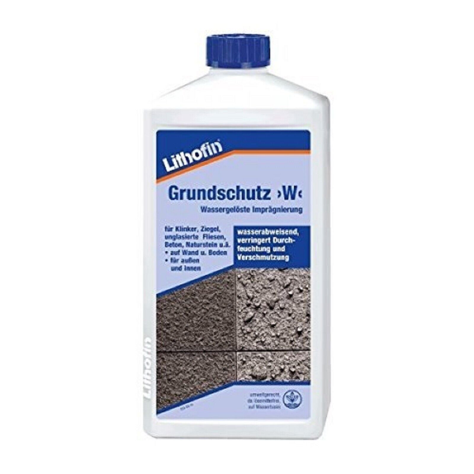 Lithofin Grundschutz W Wassergelöste Imprägnierung 1 Liter Grundreiniger