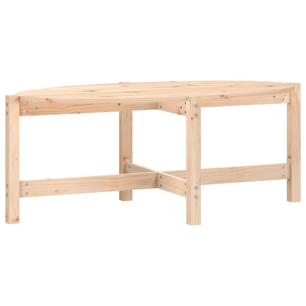 vidaXL Couchtisch Couchtisch 118x63x45 cm Massivholz Kiefer (1-St)