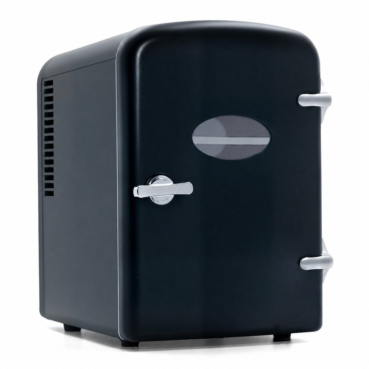 ZMH Kühlbox 4L Mini Kühlschränke - Fridge Leise Rosa/Schwarz/Weiß 12V 230V, 4 l, Kühlschrank für Getränke Flüsterleiser Betrieb 25 dB Reisen Wohnmobil