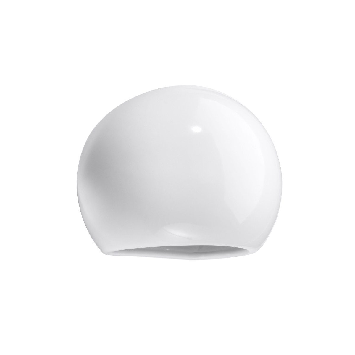 SOLLUX lighting Wandleuchte Lackierte Wandleuchte Globe Weiß Glänzend, Nicht enthalten