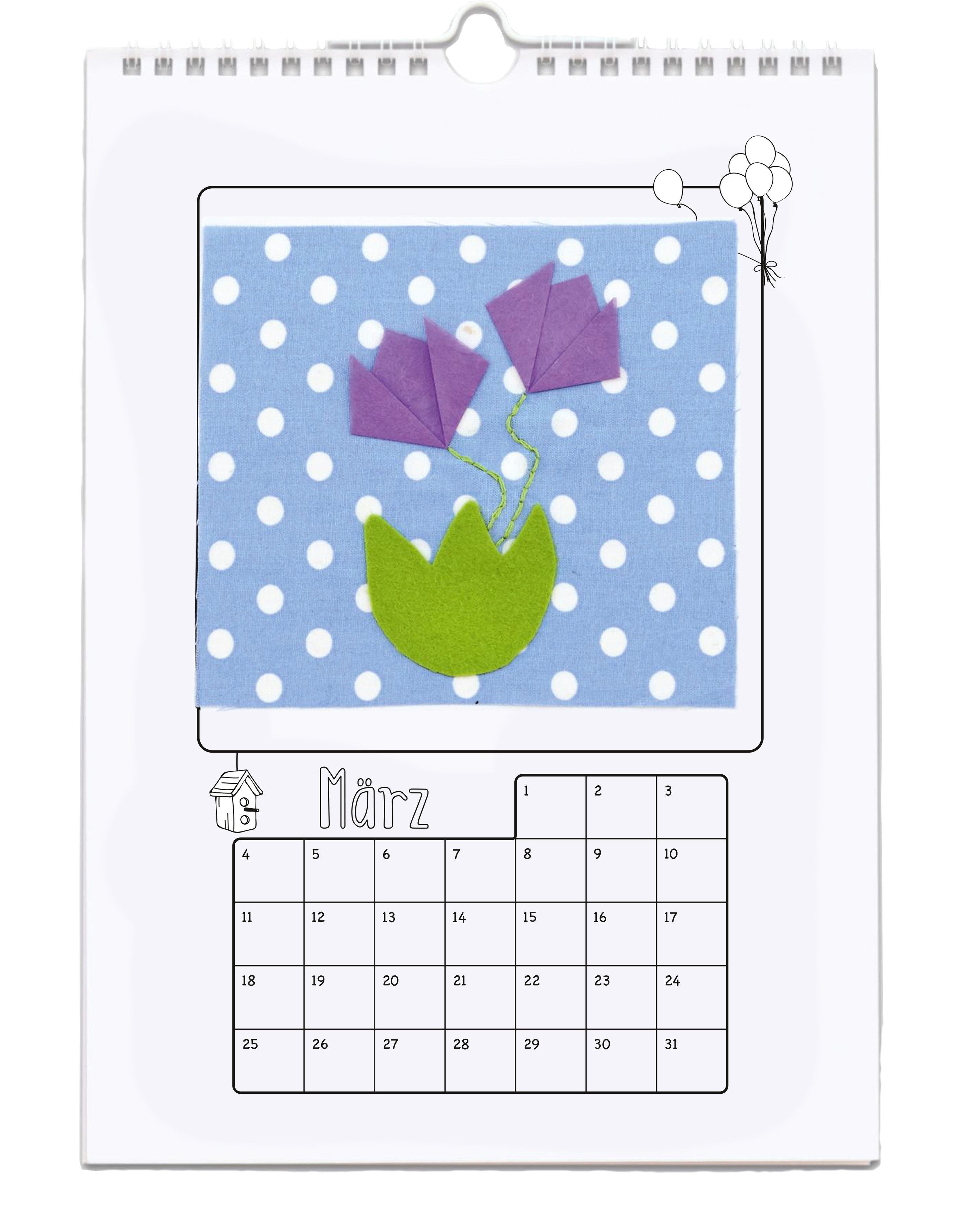 Betzold Kalender zum Selbstbasteln Bastelkalender – Kreatives Bastelset für Kinder DIY