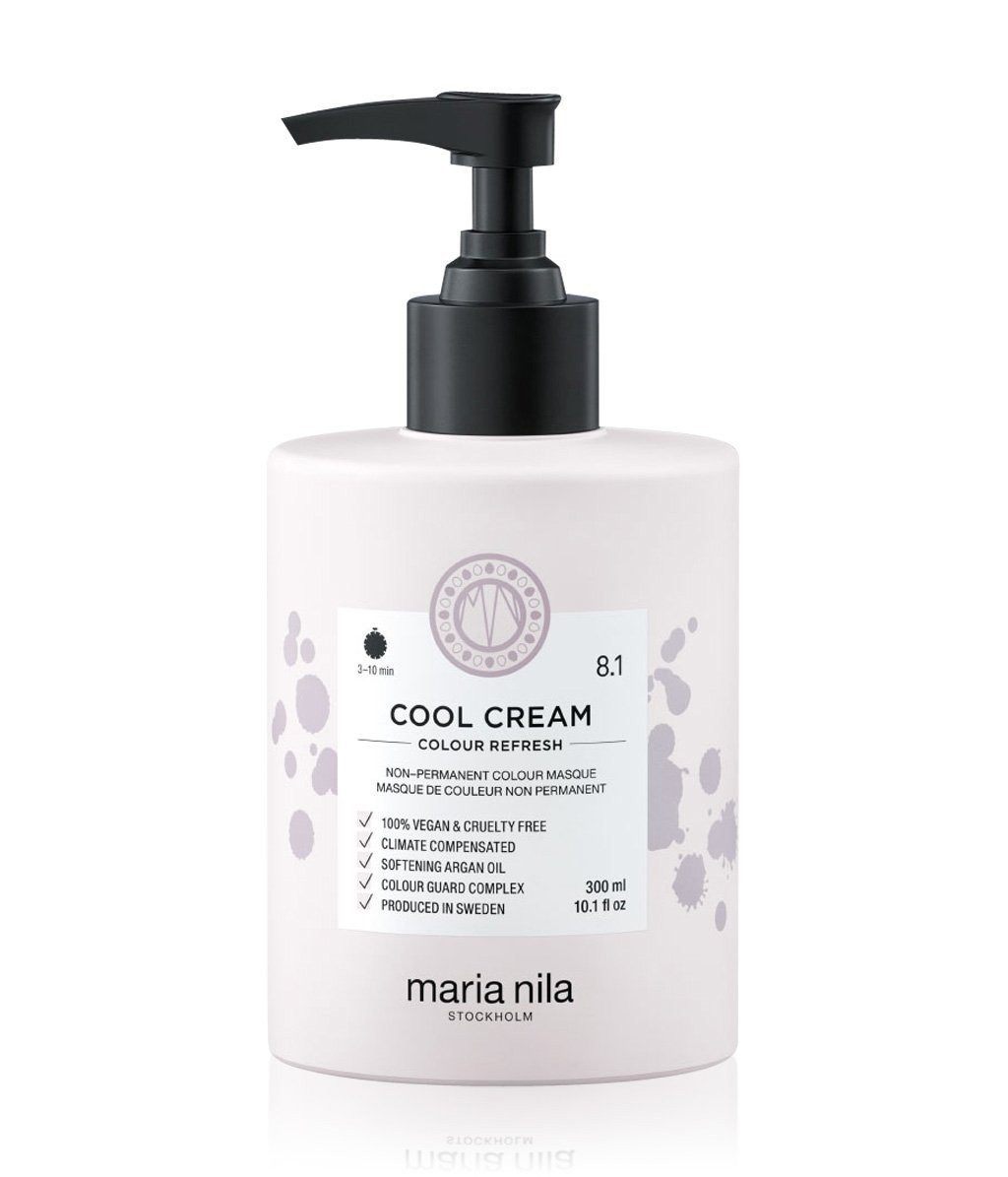Maria Nila Haarmaske Colour Refresh Cool Cream 300 ml, Farbauffrischende, kühle Haarmaske