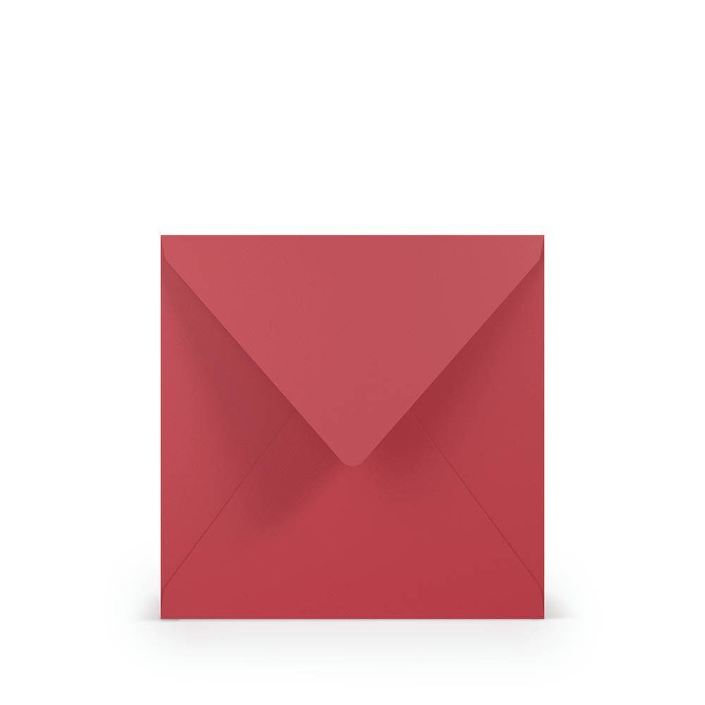 Rayher Briefpapier Rayher Paperado Umschläge quadratisch, kardinalrot