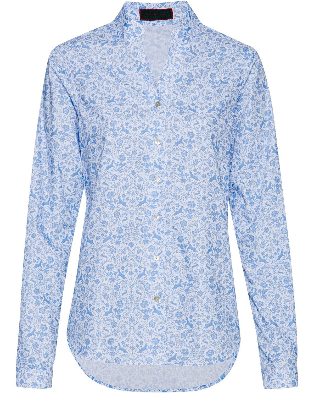 Reitmayer Trachtenbluse Popeline-Bluse mit Print