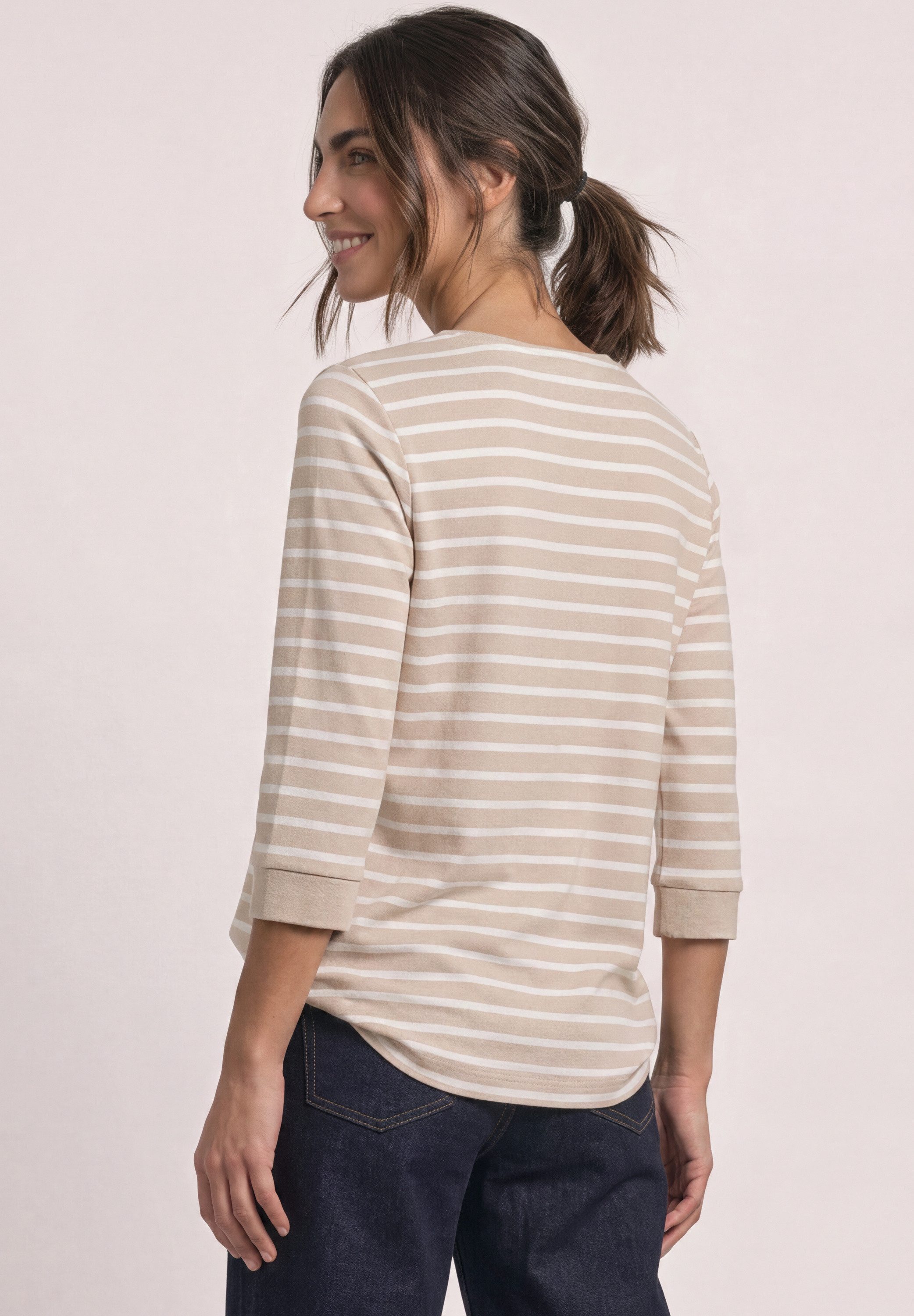 STREET ONE 3/4-Arm-Shirt mit 3/4 Ärmeln