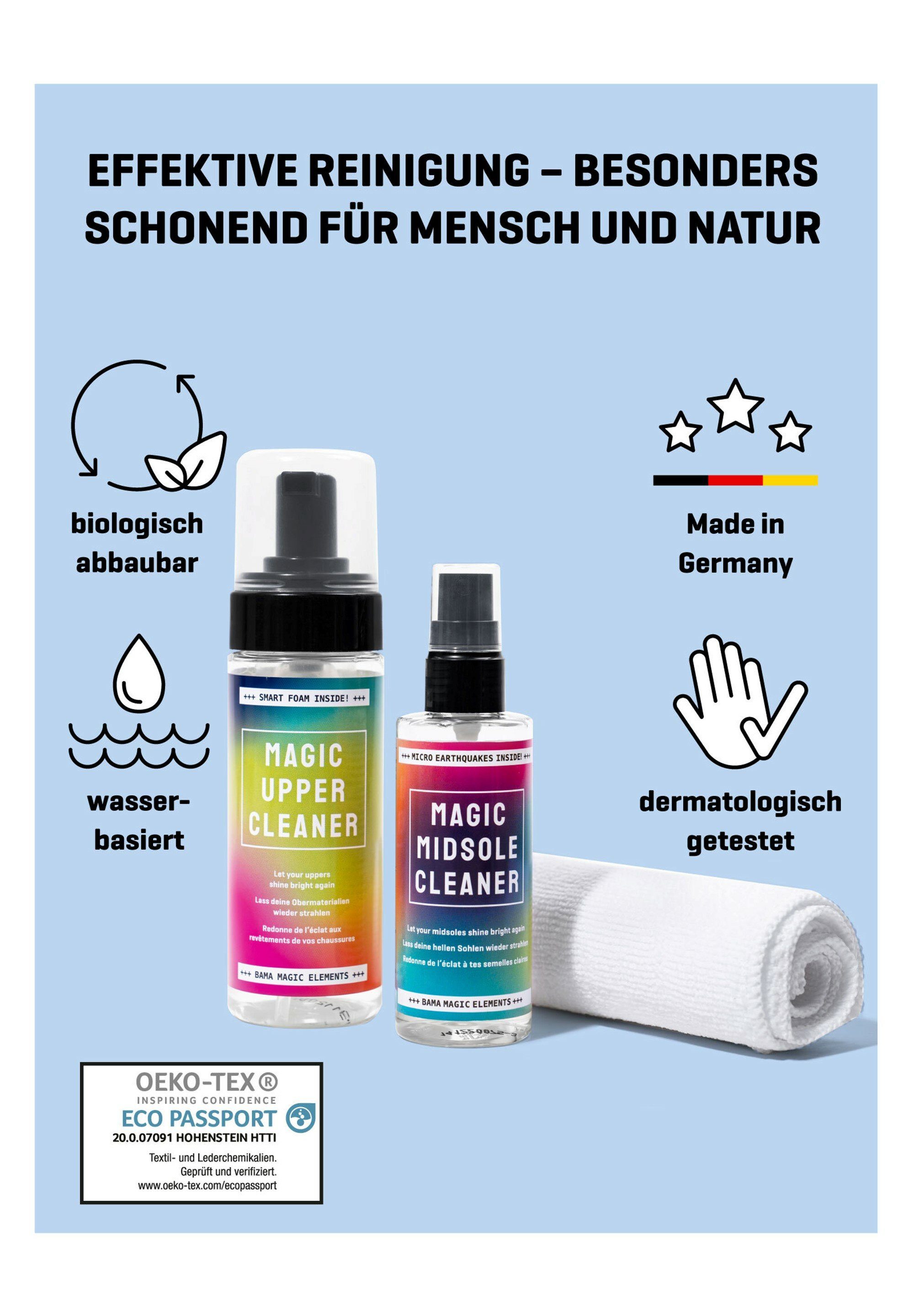 Schuhreiniger + BAMA Magic Cleaner Group + Set (1x 1x Upper Tuch Cleaning Magic Cleaner Bama Midsole Magic gratis) 1x