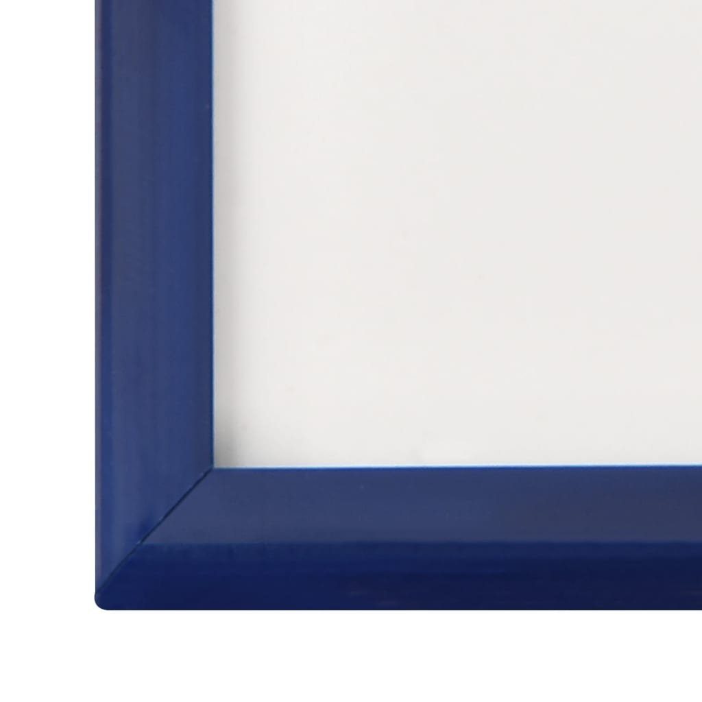möbelando Bilderrahmen Lambrecht, (3er Set), aus 13x18 PS MDF, cm Abmessungen in PVC, (B/H) (Polystyrol) Blau