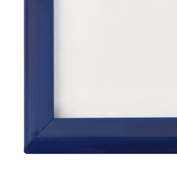 möbelando Bilderrahmen Lambrecht, (3er Set), aus PVC, MDF, PS (Polystyrol) in Blau. Abmessungen (B/H) 13x18 cm