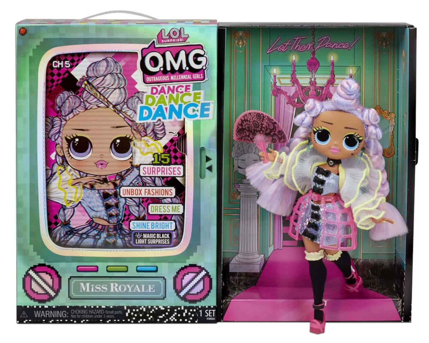 Doll- ENTERTAINMENT Royale MGA Miss L.O.L. MGA Dance Entertainment Surprise Anziehpuppe OMG -