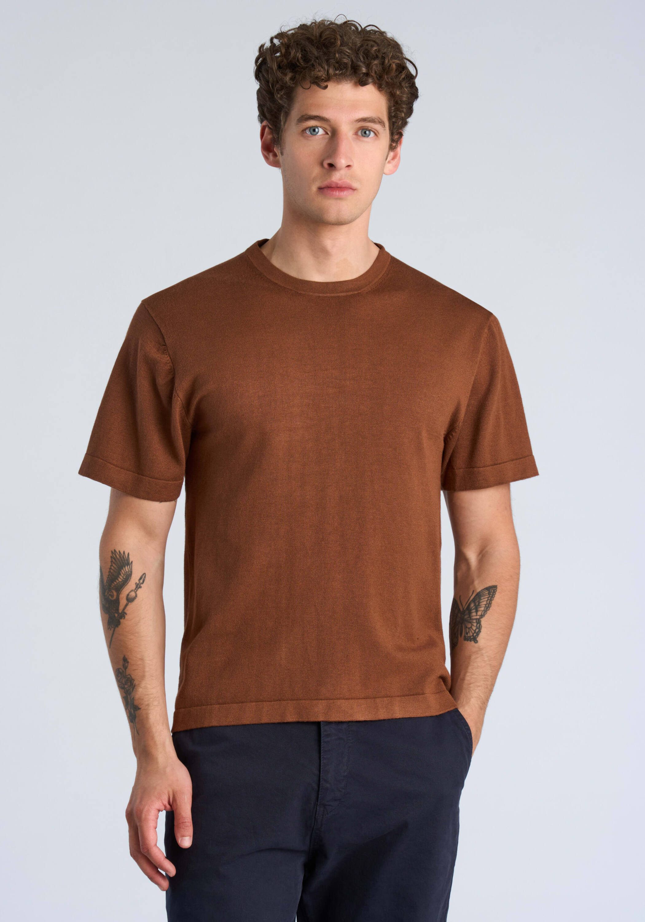 LINDBERGH Kurzarmshirt T-Shirt (Kurzarm) Oversize Fit