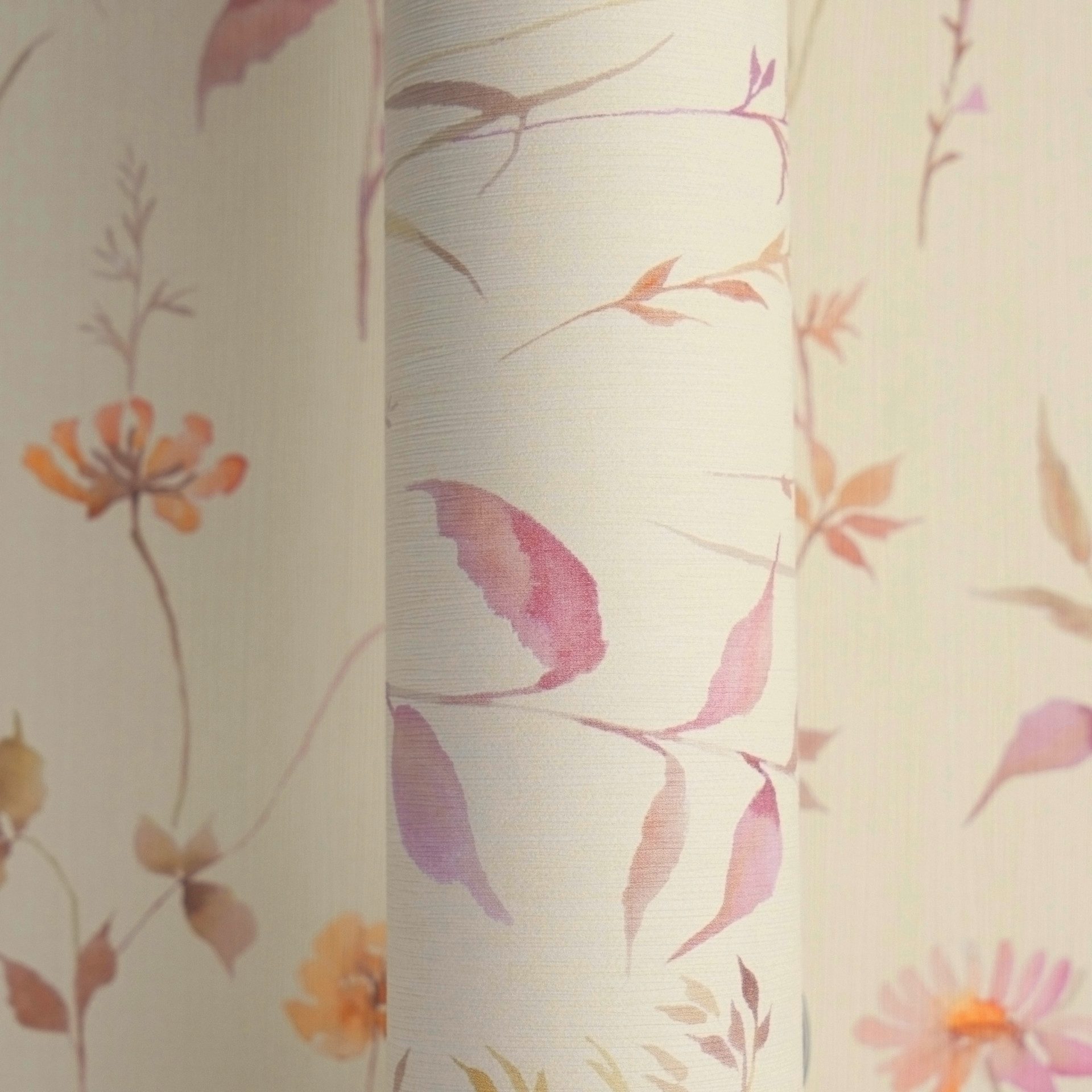 A.S. Création Vliestapete Trend Spectrum Floral – Romantische Blütenranken Vliestapete, leicht strukturiert, floral, matt, geblümt, (1 St), Romantische Blüten-  – Bild 3 von 5