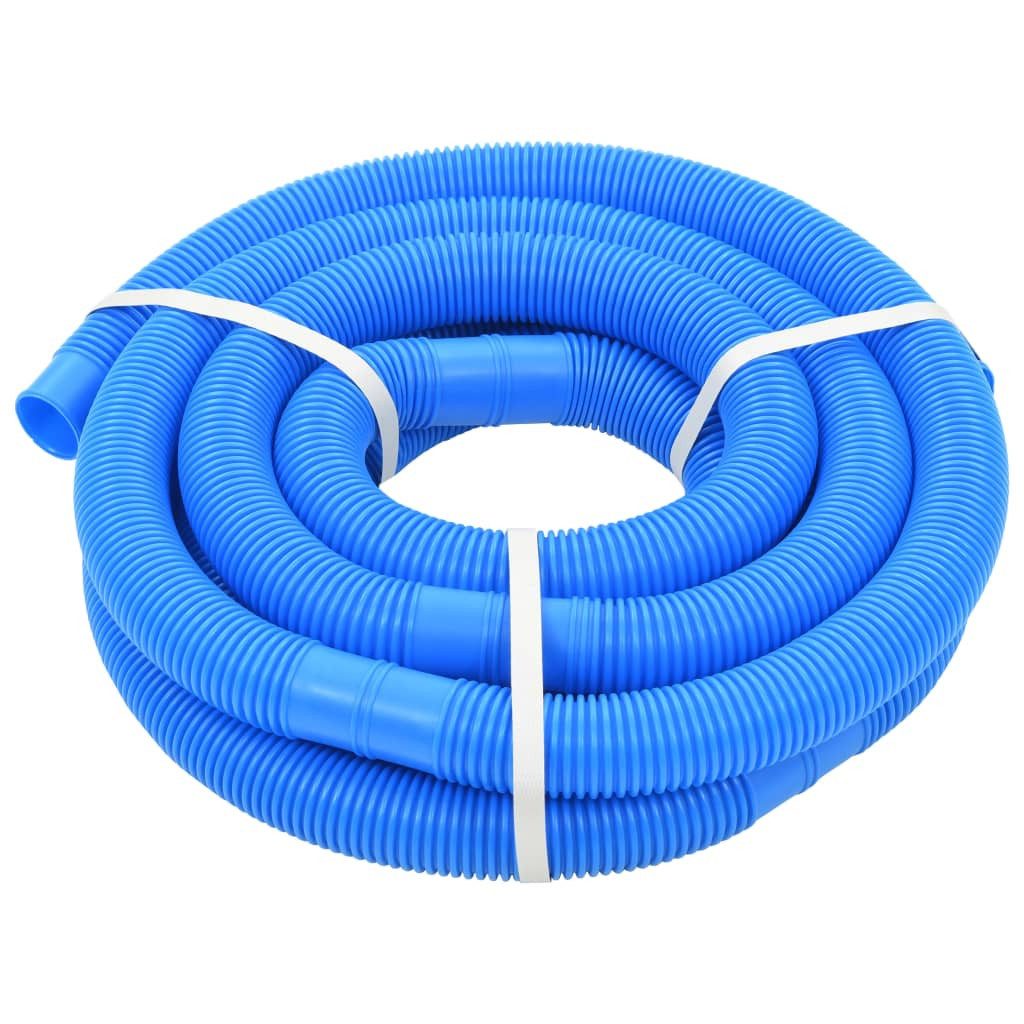Poolbodensauger 6 m Poolschlauch Blau 38 mm 6 m vidaXL