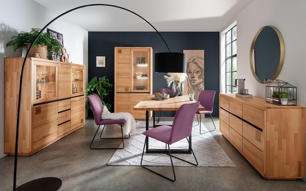 Main Möbel Couchtisch Couchtisch 70x70cm "Bergamo" Kernbuche geölt