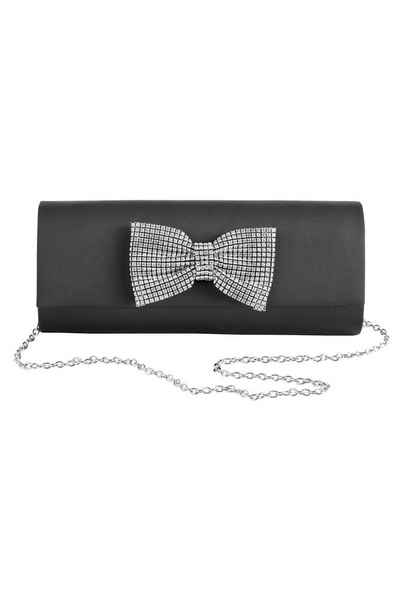 Next Clutch Clutch mit Glitzerschleife (1-tlg)