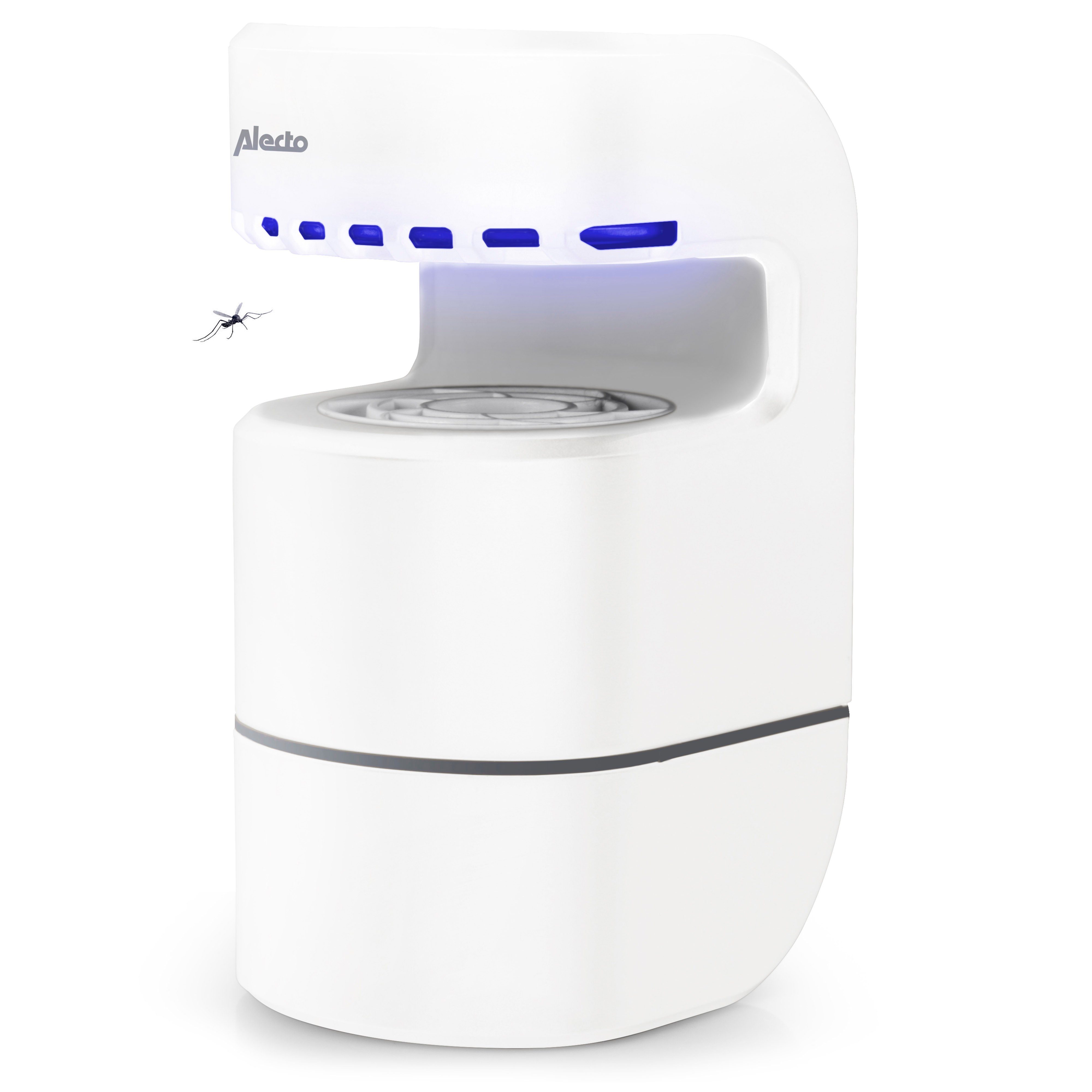 Alecto Insektenvernichter BC14WH, energiesparende chemiefreie & geruchlose UV-Insektenfalle für 30m²/70m