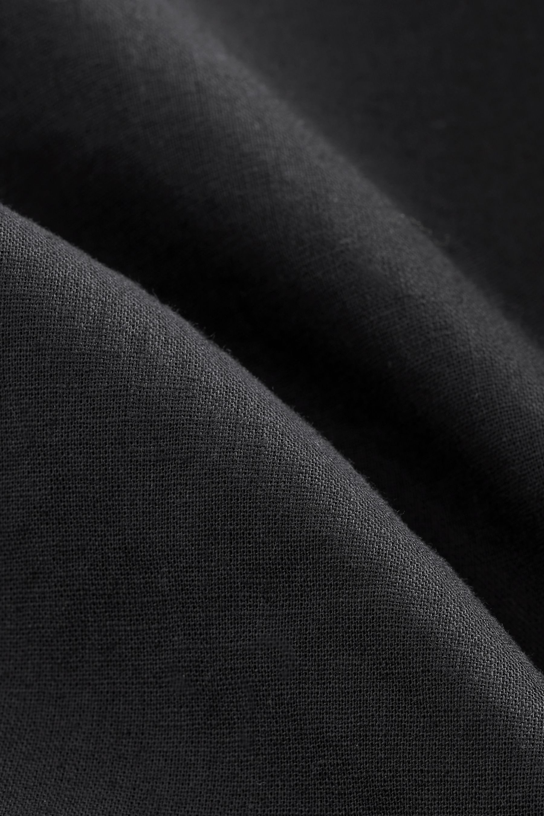 Next Kurzarmhemd Kurzärmliges Hemd aus Leinengemisch (1-tlg)