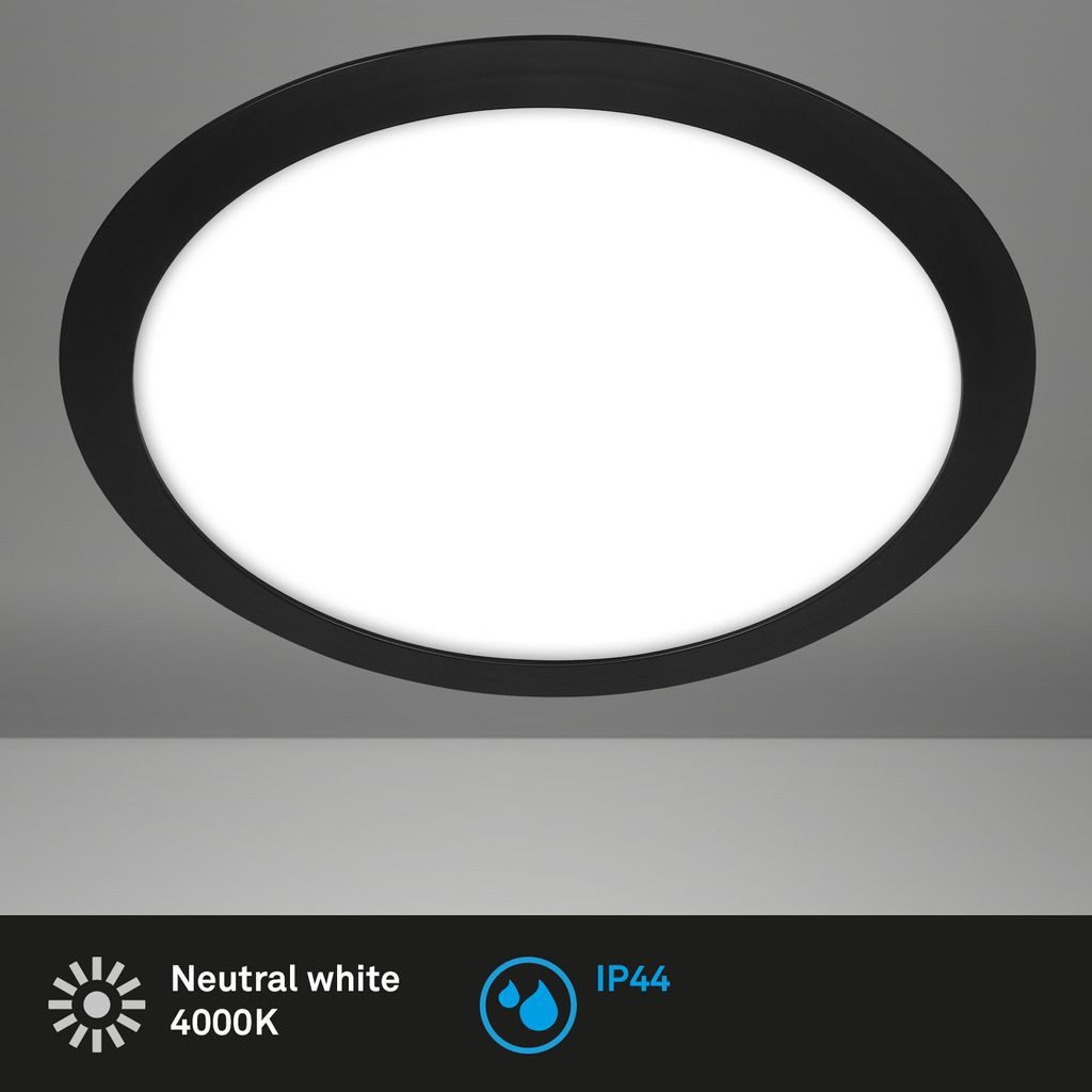 Briloner Leuchten LED Deckenleuchte 3766015, LED fest integriert, 2700K - Extra-Warmweiß