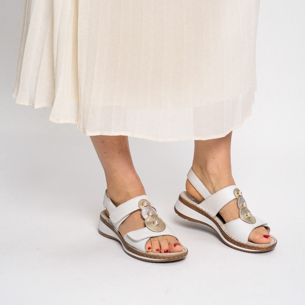 Ara HAWAII Riemchensandale Keilabsatz, Sommerschuh, Bequemschuh in Weite G (weit)