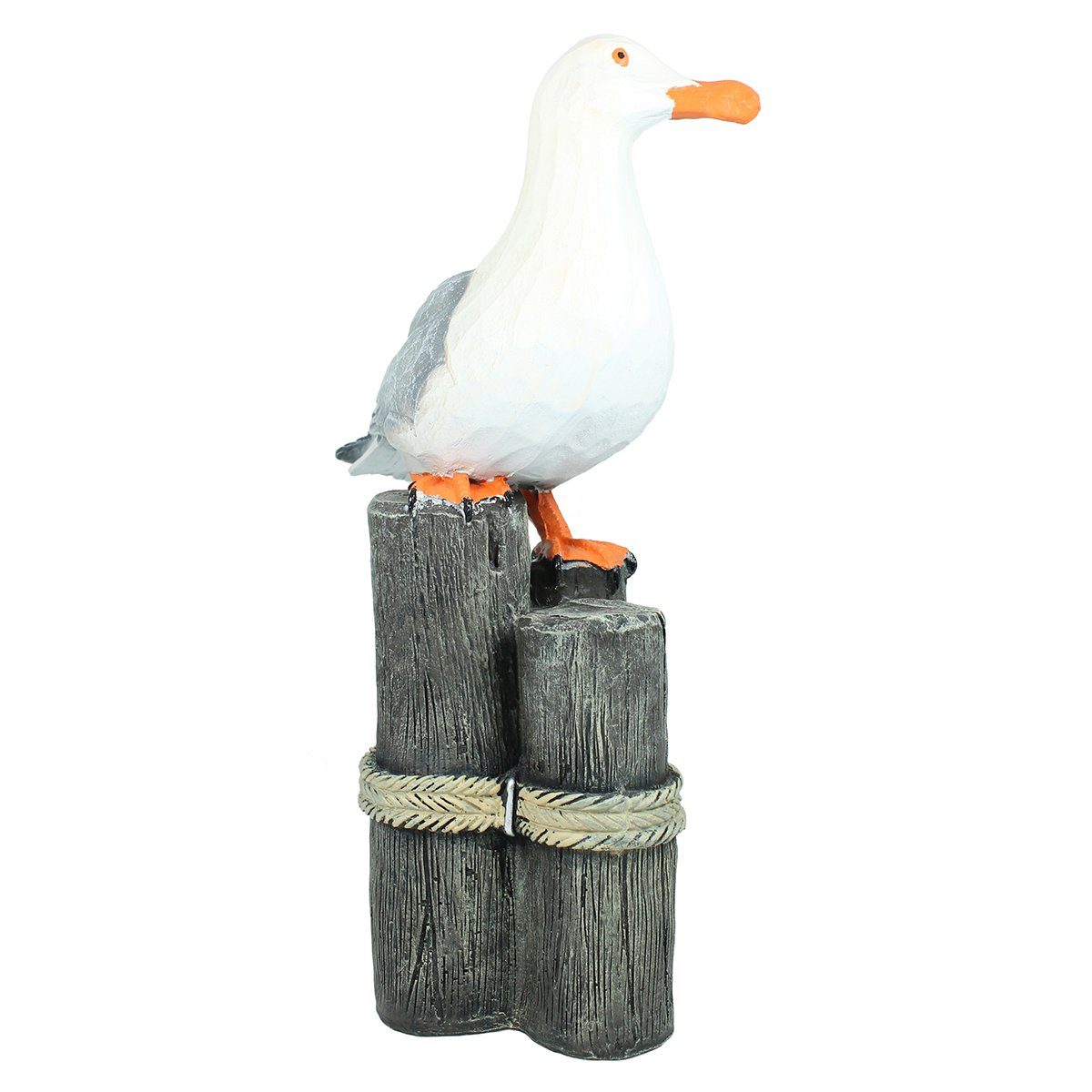 colourliving Gartenfigur Möwe auf Poller Deko günstig online kaufen