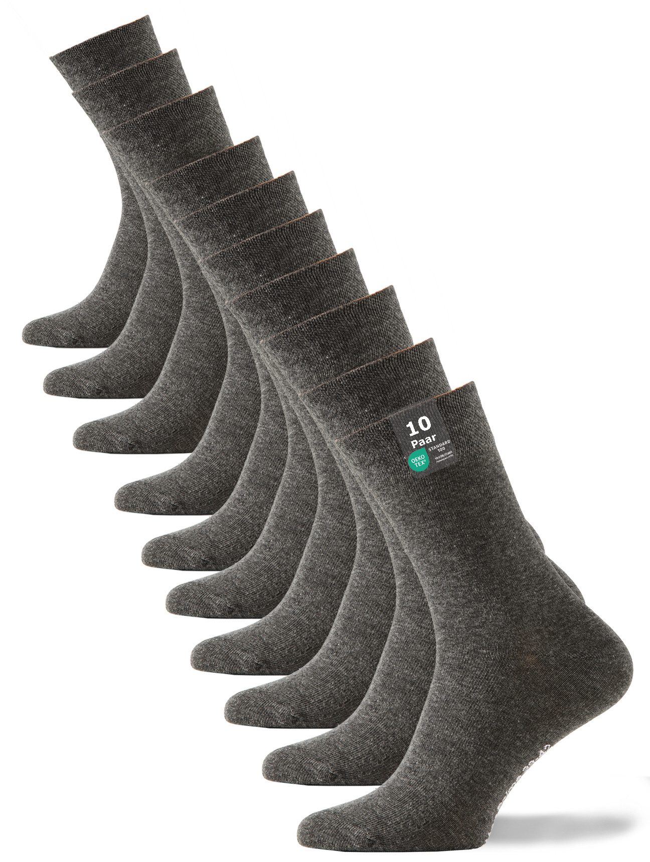 Cotton Prime® Socken Baumwollsocken - Back to Basic (10-Paar) in angenehmer günstig online kaufen