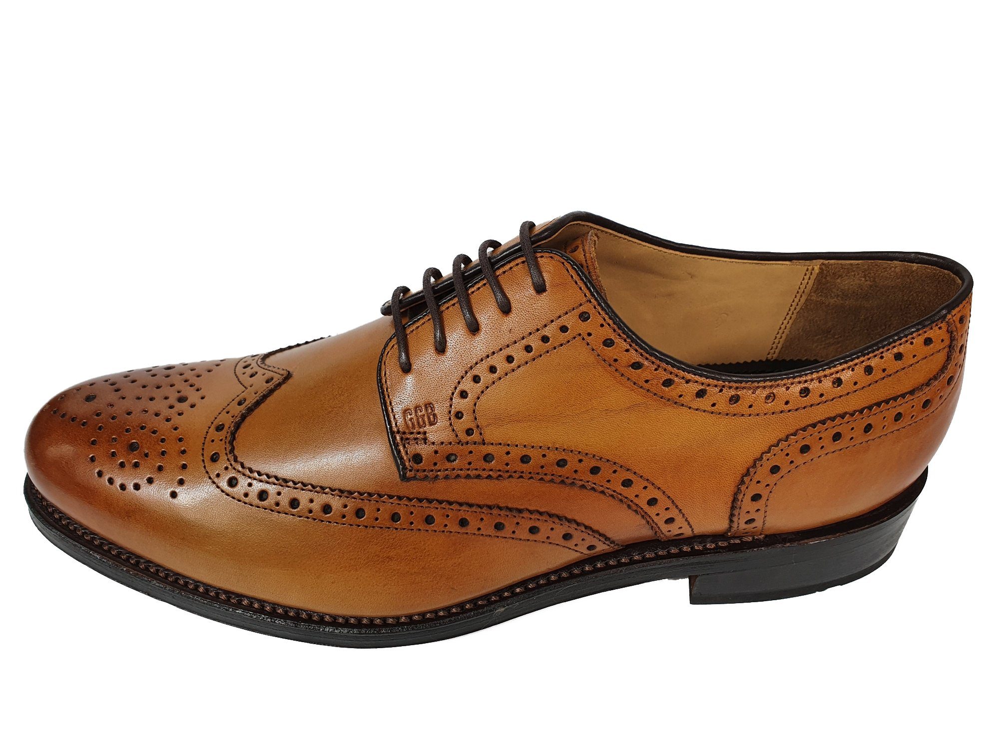 GORDON & BROS G&B-2318-LEVET Budapester Kalbsleder, Goodyear Welted Rahmengenäht, Ledersohle