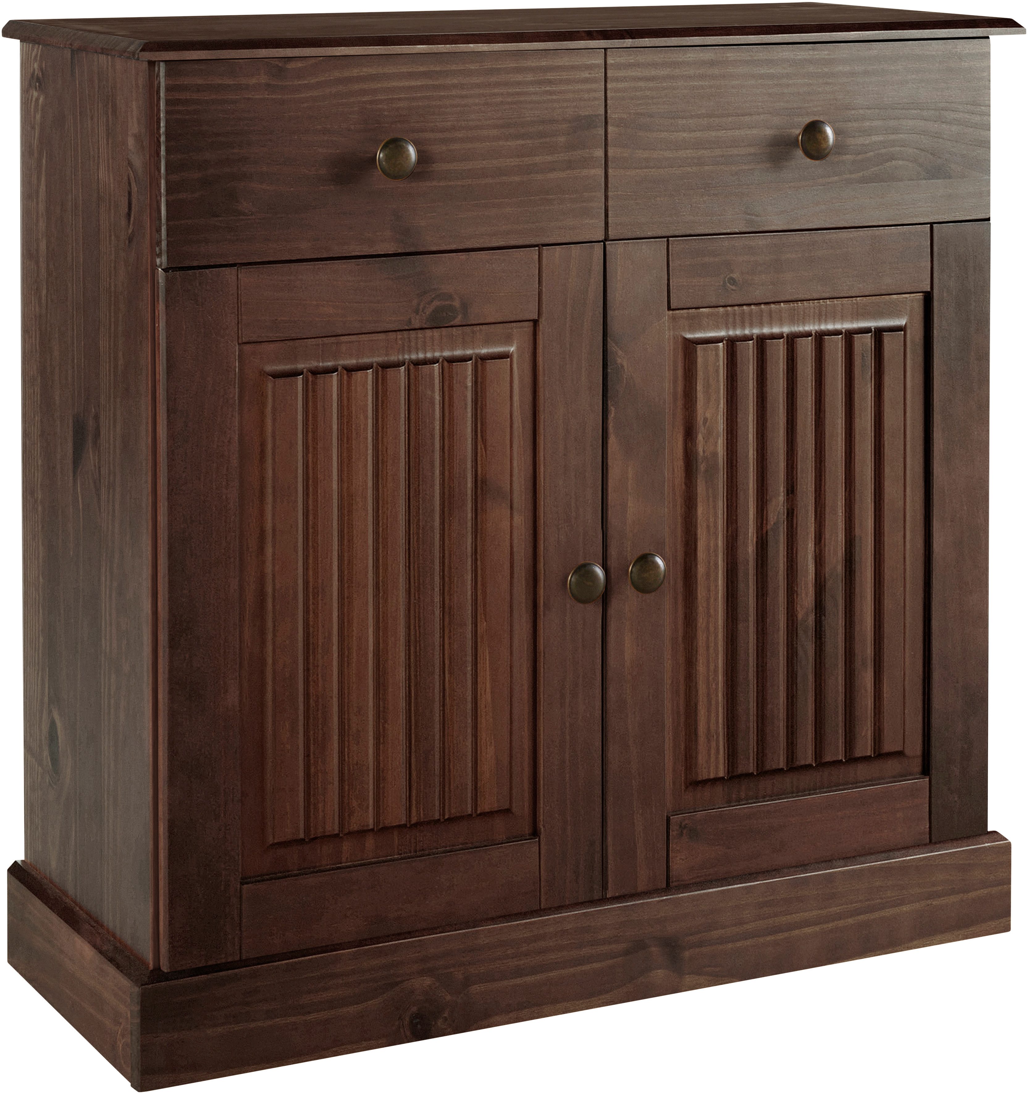 OTTO home Sideboard Liotta, Kommode mit verstellbaren Einlegeboden, massives Kiefernholz