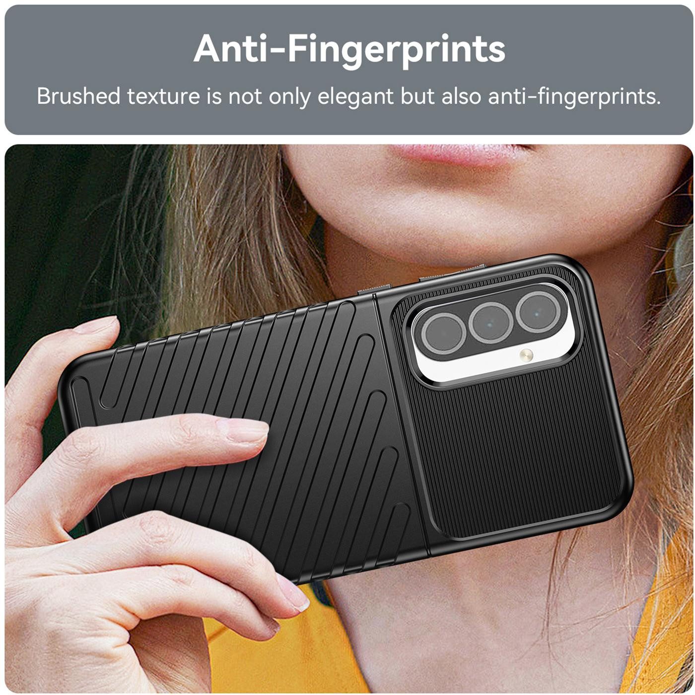 CoolGadget Handyhülle Thunder Hybrid Case für Samsung Galaxy A57 5G 6,7 Zoll, stylische rutschfeste Schutzhülle Handy Hülle für Samsung A57 5G – Bild 4 von 5