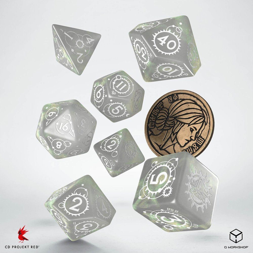 Spiel The Witcher Dice Set Ciri (mit Sammlermünze)