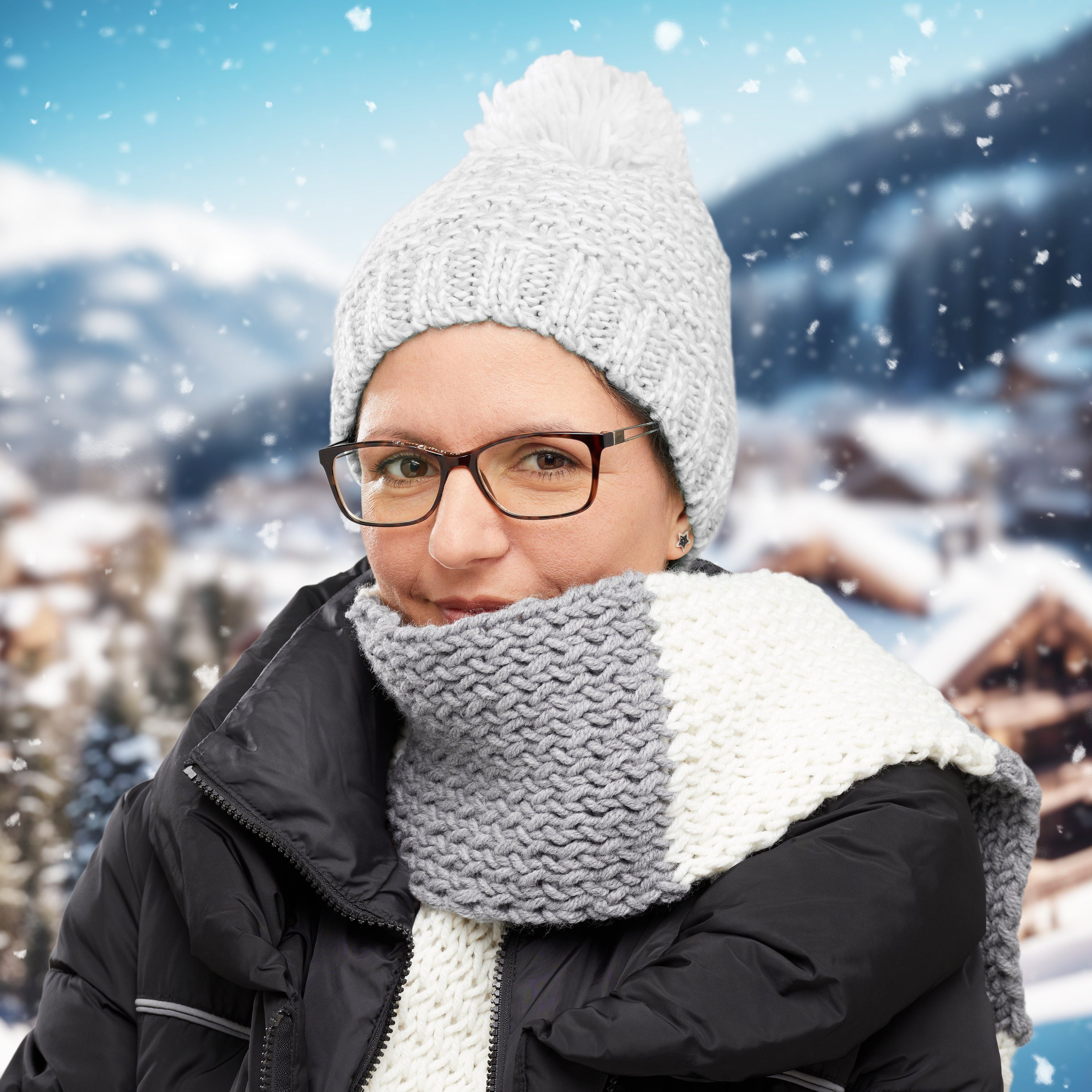 VBS Wanddekoobjekt Strickleisten, 4 Stück günstig online kaufen