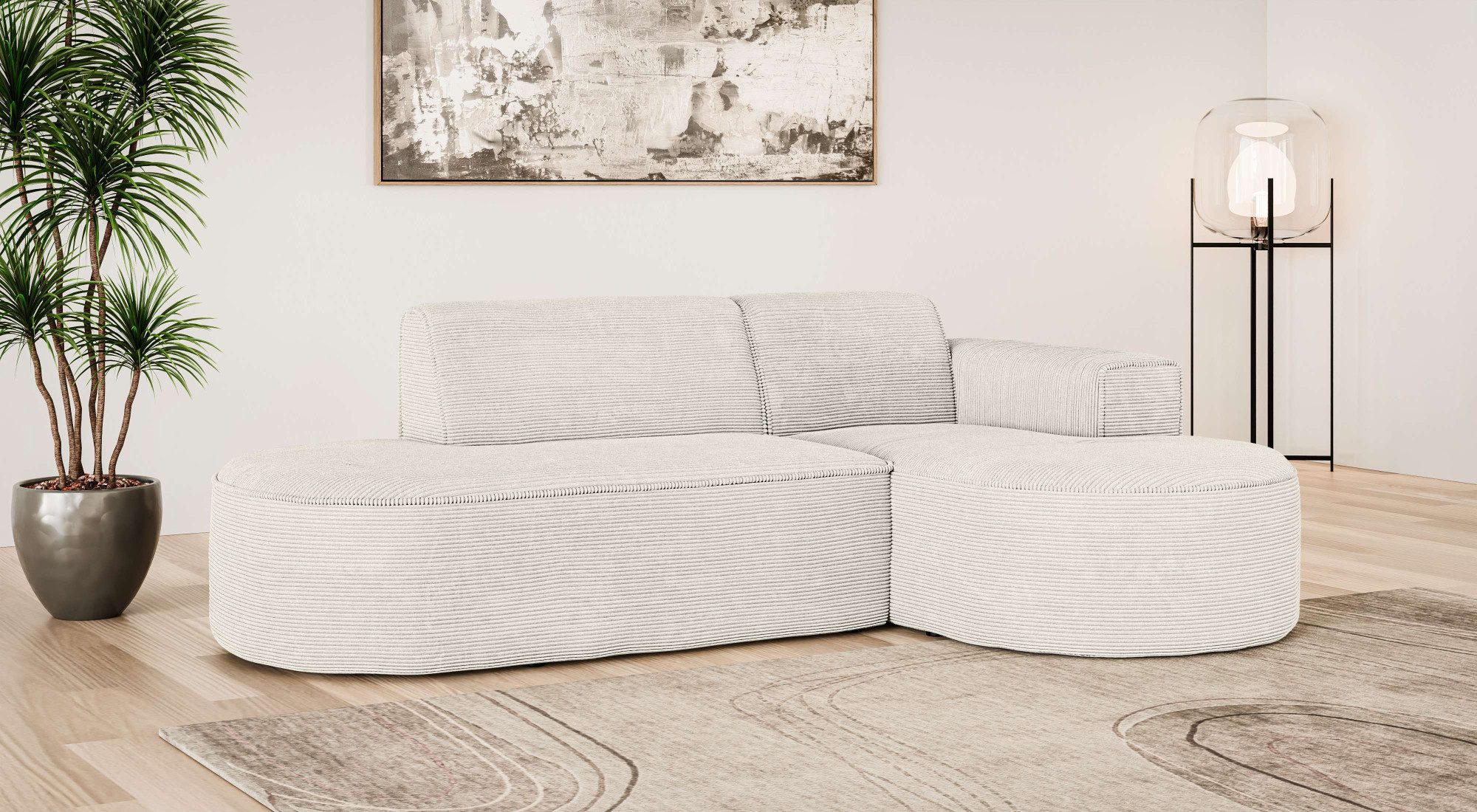 OTTO home Ecksofa ADELLA Design-Sofa mit Recamiere rechts/links, 248/159/76 günstig online kaufen